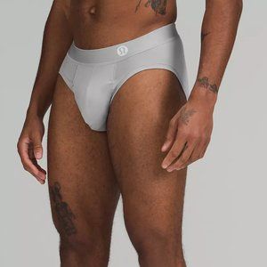lululemon Always In Motion Brief with Fly - Silver Drop -  Size M